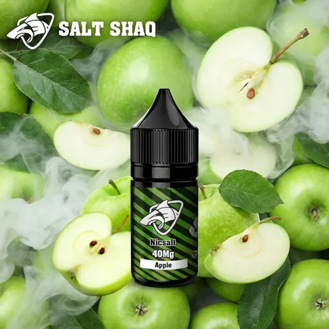 SALT SHAQ 鯊克 - 雙蘋果 Double Apple (30ml/40mg) | 脆甜紅綠蘋果 | 濃郁還原 尼古丁鹽