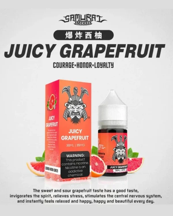 SAMURAI 將軍煙油 (30ml) | 堅果菸草與極冰果香 | 美國原裝丁鹽現貨