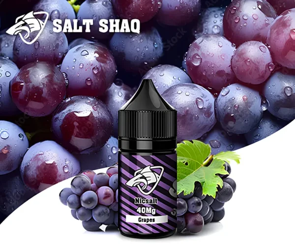 SALT SHAQ 鯊克 - 葡萄 Grape (30ml) | 巨峰葡萄風味 | 濃郁多汁 40mg 丁鹽推薦