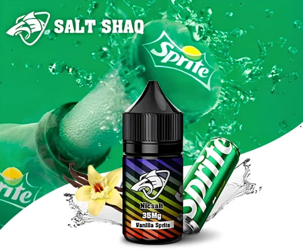 SALT SHAQ 鯊克 - 香草雪碧 Vanilla Sprite (30ml) | 漂浮汽水特調 | 檸檬奶香 尼古丁鹽煙油