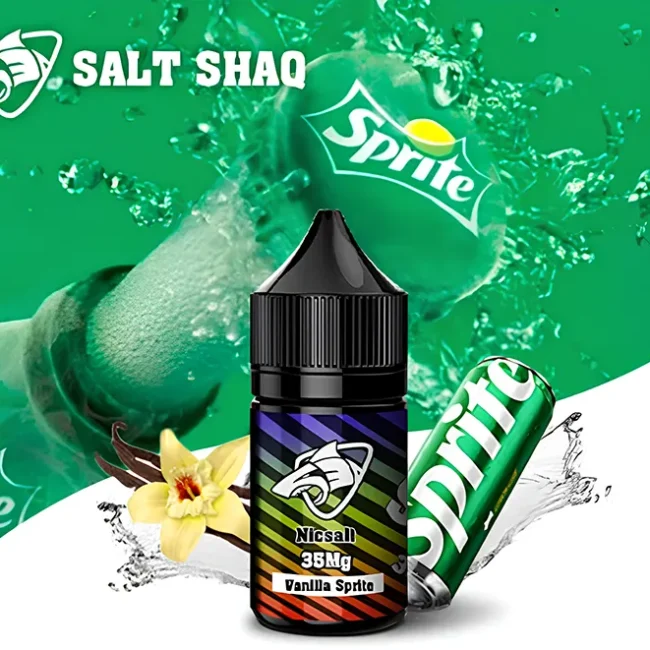 SALT SHAQ 鯊克 - 香草雪碧 Vanilla Sprite (30ml) | 漂浮汽水特調 | 檸檬奶香 尼古丁鹽煙油