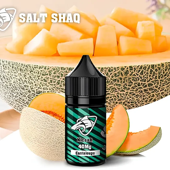 SALT SHAQ 鯊克 - 哈密瓜 Hami Melon (30ml) | 甜蜜瓜果香 | 40mg 尼古丁鹽 濃郁順口