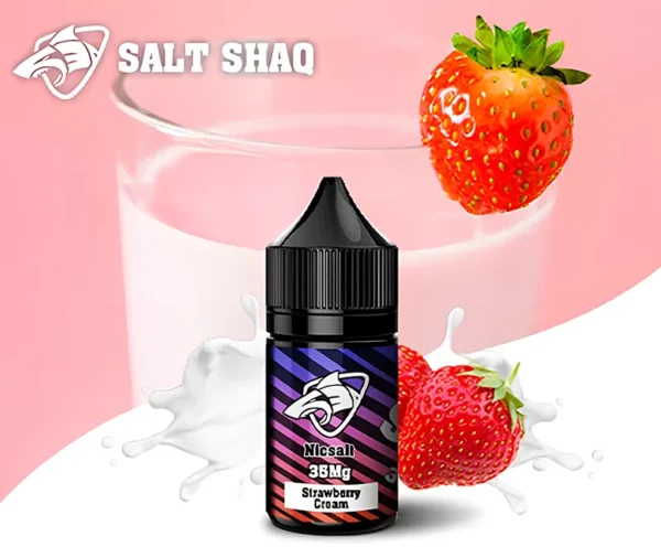 SALT SHAQ 鯊克 - 草莓奶昔 Strawberry Milkshake (30ml) | 濃郁奶香 甜點系 | 40mg 尼古丁鹽 絲滑順口
