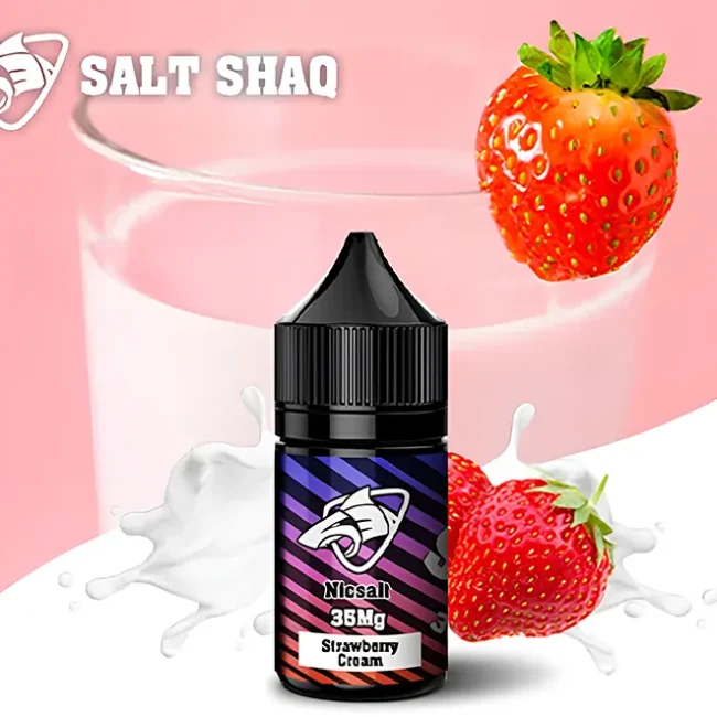 SALT SHAQ 鯊克 - 草莓奶昔 Strawberry Milkshake (30ml) | 濃郁奶香 甜點系 | 40mg 尼古丁鹽 絲滑順口
