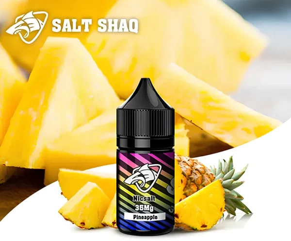 SALT SHAQ 鯊克 - 鹽水鳳梨 Salted Pineapple (30ml) | 鹹甜交織 古早味 | 40mg 尼古丁鹽 不咬舌