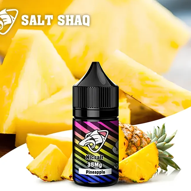 SALT SHAQ 鯊克 - 鹽水鳳梨 Salted Pineapple (30ml) | 鹹甜交織 古早味 | 40mg 尼古丁鹽 不咬舌