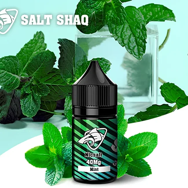 SALT SHAQ 鯊克煙油 - 勁涼薄荷 Mint (30ml) | 極地風暴 醒腦神器 | 40mg 尼古丁鹽 潔淨口感