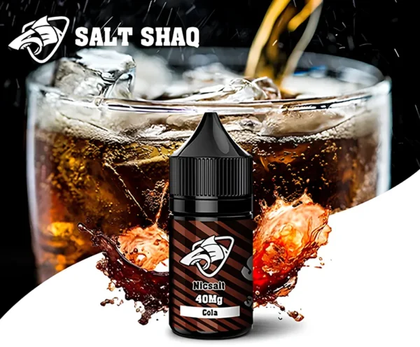 SALT SHAQ 鯊克 - 可樂 Cola (30ml/40mg) | 快樂水 碳酸氣泡感 | 經典紅罐風味 尼古丁鹽