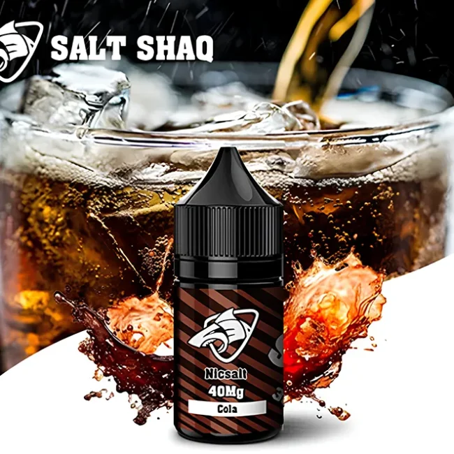 SALT SHAQ 鯊克 - 可樂 Cola (30ml/40mg) | 快樂水 碳酸氣泡感 | 經典紅罐風味 尼古丁鹽