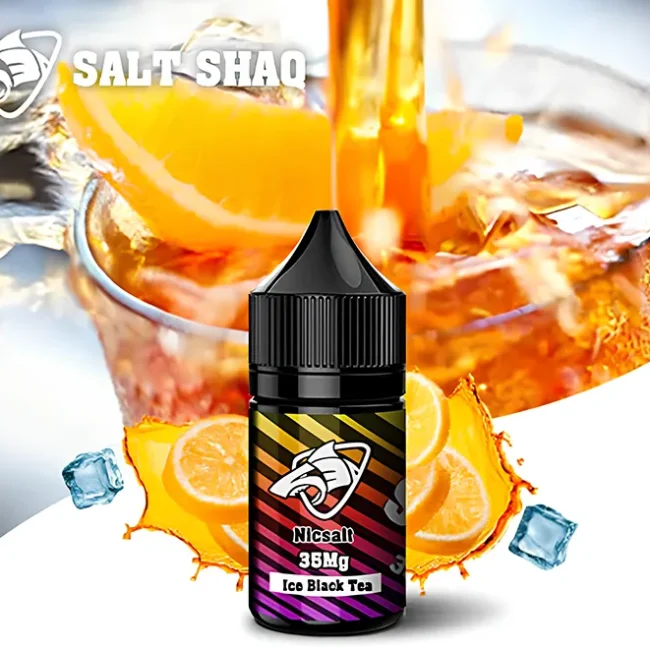 SALT SHAQ 鯊克 - 冰紅茶 Iced Black Tea (30ml/40mg) | 檸檬紅茶風味 | 國民飲料 經典還原