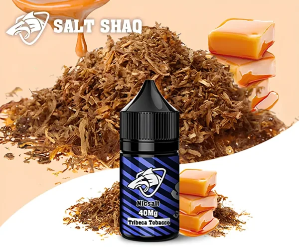 SALT SHAQ 鯊克 - 翠貝卡菸草 Tribeca Tobacco (30ml) | 經典美式菸草 | 焦糖堅果香 40mg