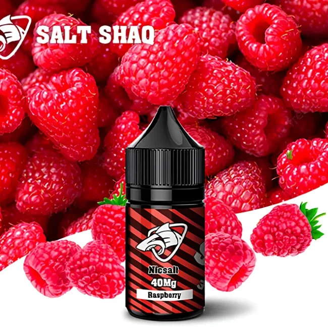 SALT SHAQ 鯊克 - 覆盆子 Raspberry (30ml) | 酸甜紅莓果 | 40mg 丁鹽 清新不膩