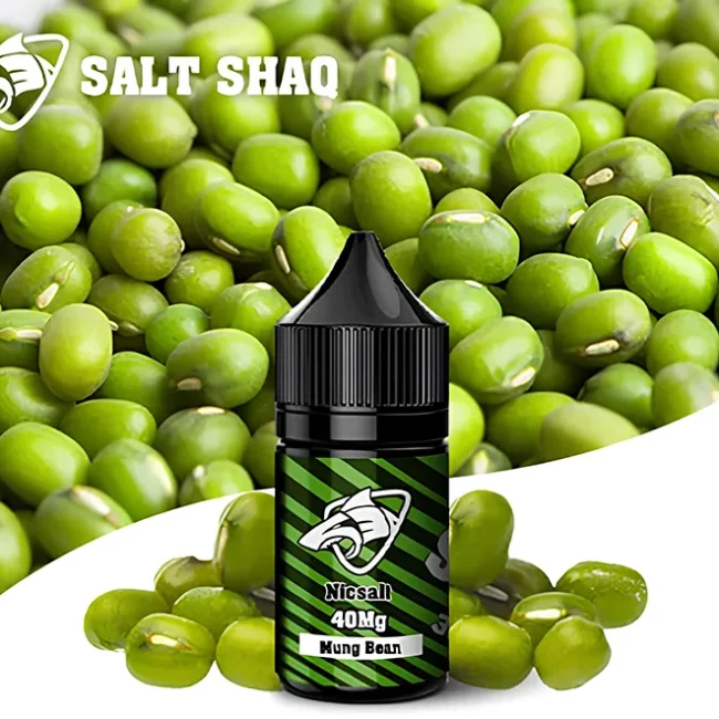 SALT SHAQ 鯊克 - 綠豆 Mung Bean (30ml) | 古早味綠豆沙 | 綿密冰涼 40mg 丁鹽消暑