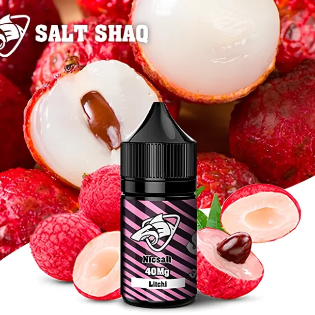 SALT SHAQ 鯊克煙油 - 荔枝 Lychee (30ml) | 妃子笑 晶瑩剔透 | 清甜花香 尼古丁鹽