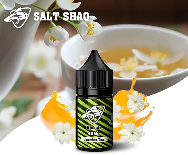 SALT SHAQ 鯊克 - 茉莉花茶 Jasmine Tea (30ml) | 七窨一提工藝 | 清香回甘 尼古丁鹽小煙油