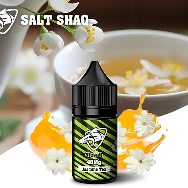 SALT SHAQ 鯊克 - 茉莉花茶 Jasmine Tea (30ml) | 七窨一提工藝 | 清香回甘 尼古丁鹽小煙油