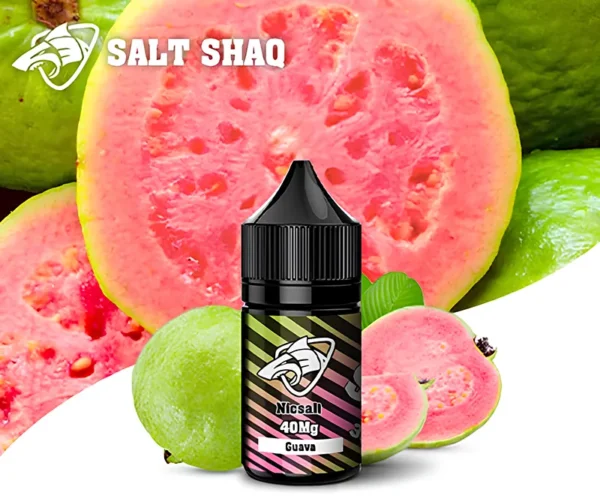 SALT SHAQ 鯊克 - 紅心芭樂 Red Guava (30ml) | 台灣辦桌風味 | 軟糯香甜 40mg 丁鹽