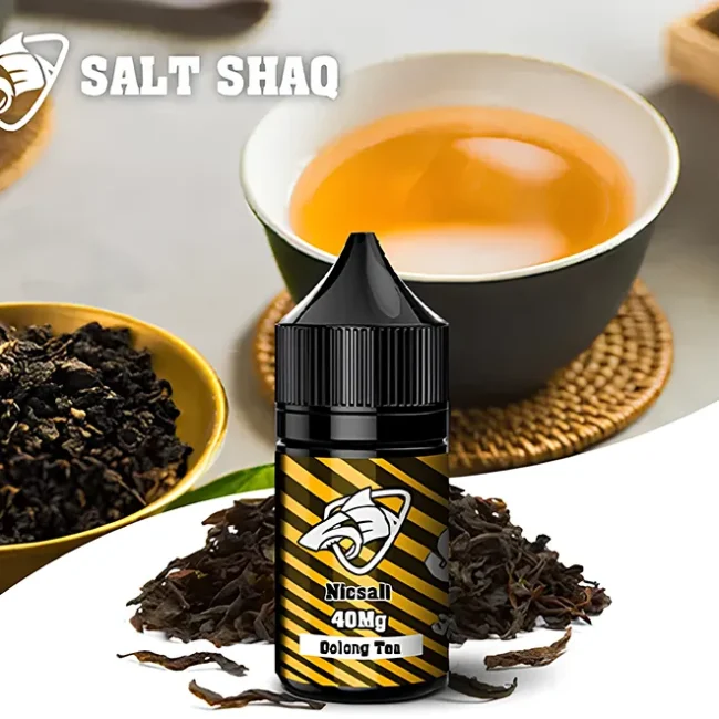 SALT SHAQ 鯊克 - 烏龍茶 Oolong Tea (30ml) | 炭焙茶香 40mg | 醇厚回甘 丁鹽老茶客首選