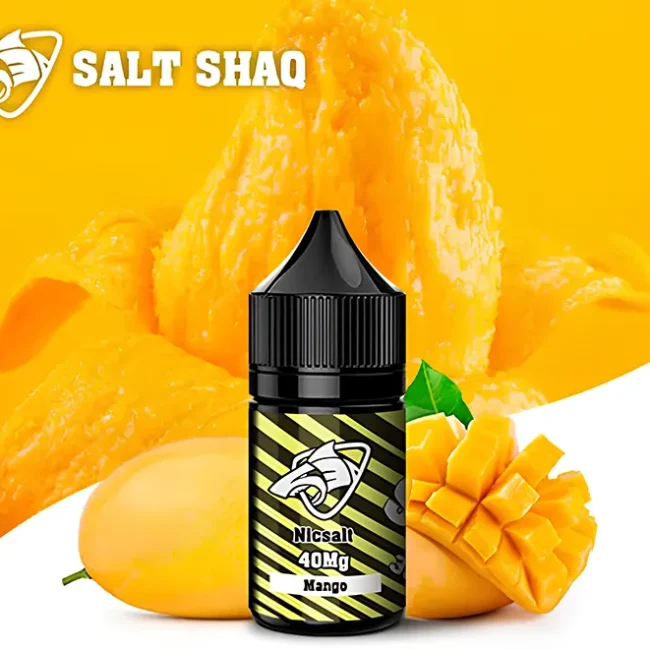 SALT SHAQ 鯊克 - 芒果 Mango (30ml) | 熱帶完熟香氣 | 40mg 尼古丁鹽 濃郁口感